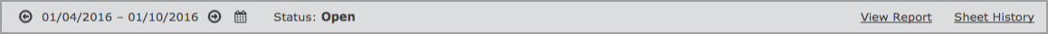 Entry Status Bar