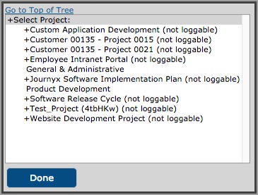 Project tree
