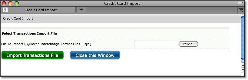 Upload expense records